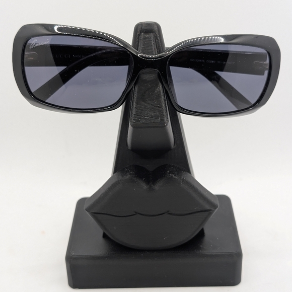 Gucci Vintage Monogram EUC Black Sunglasses - Picture 1 of 9